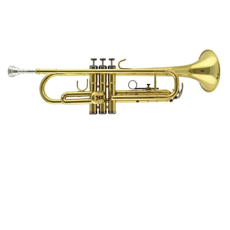 Trompeta  Knight - JBTR-300 Dorada - Con Estuche