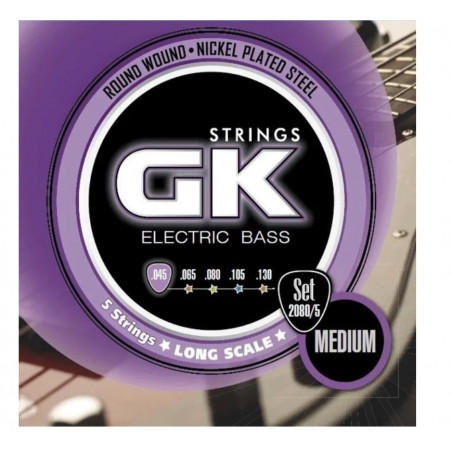 Encordado Para Bajo - Gk - 45-130 - 5 Cuerdas