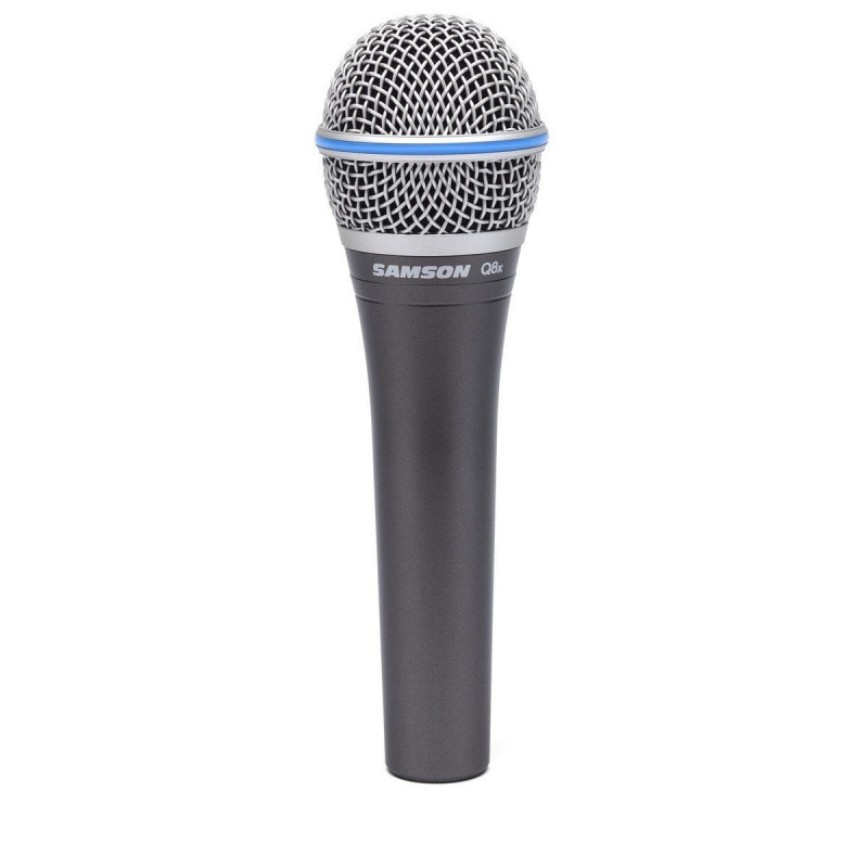 Microfono Dinamico - Samson - Q-8x Profesional - Con Estuche Y Pipeta