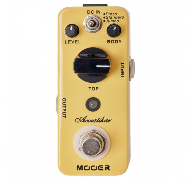 Pedal Guitarra Electrica Mooer - Acoustikar - Simulador Acustica