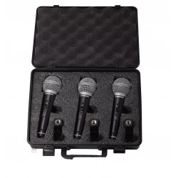 Microfono Dinamico Samson - R21 S Pack X 3 Unidades - C/Estuche