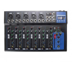 Mixer Ross F7 - 8 Canales - Bluetooth