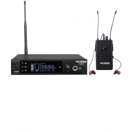 Sistema Monitoreo In-ear Stereo Uhf Ross - Pa Fum-001