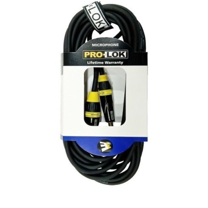 Cable para micrófono- canon plug- 6mts- Pro Lok