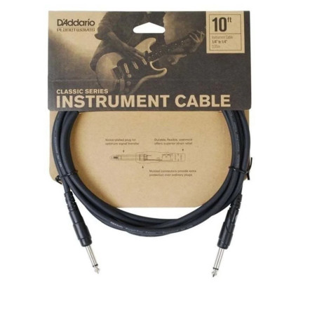 Cable de Instrumento - Daddario Planet Waves - Plug-Plug - 6 Metros