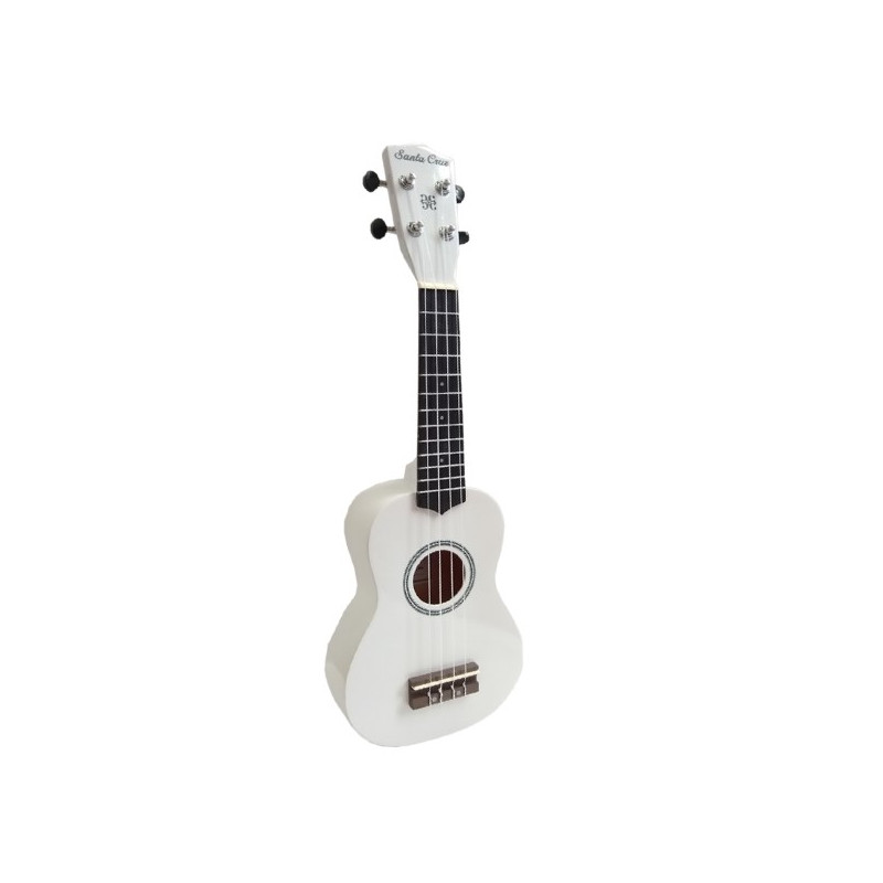 Ukelele Soprano Santa Cruz - Blanco