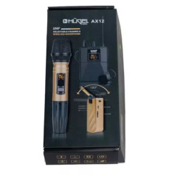 Micrófono Inalambrico Hügel Ax12 Uhf Profesional