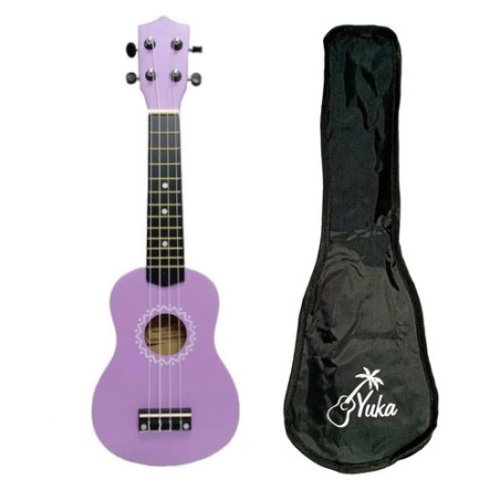 Ukelele Soprano Yuka Lila- con Funda