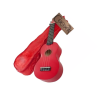 Ukelele Soprano Cocoon - Rojo - Con Funda