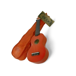 Ukelele Soprano Cocoon - Marron - Con Funda