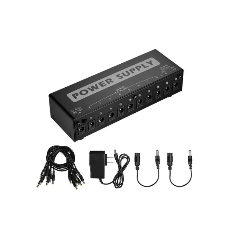 Fuente Alimentación Múltiple Para 10 Pedales audio System Ps12v