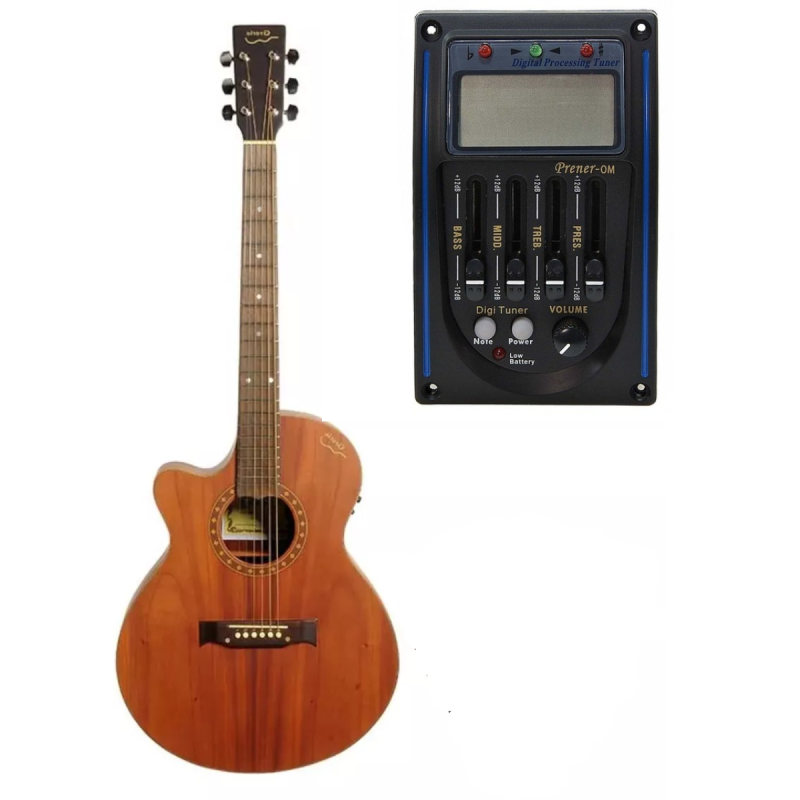 Guitarra Electroacustica Gracia - 345 Eq Prener - ZURDA