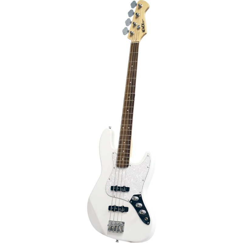 Bajo electrico Newen Jazz-Bass Blanco