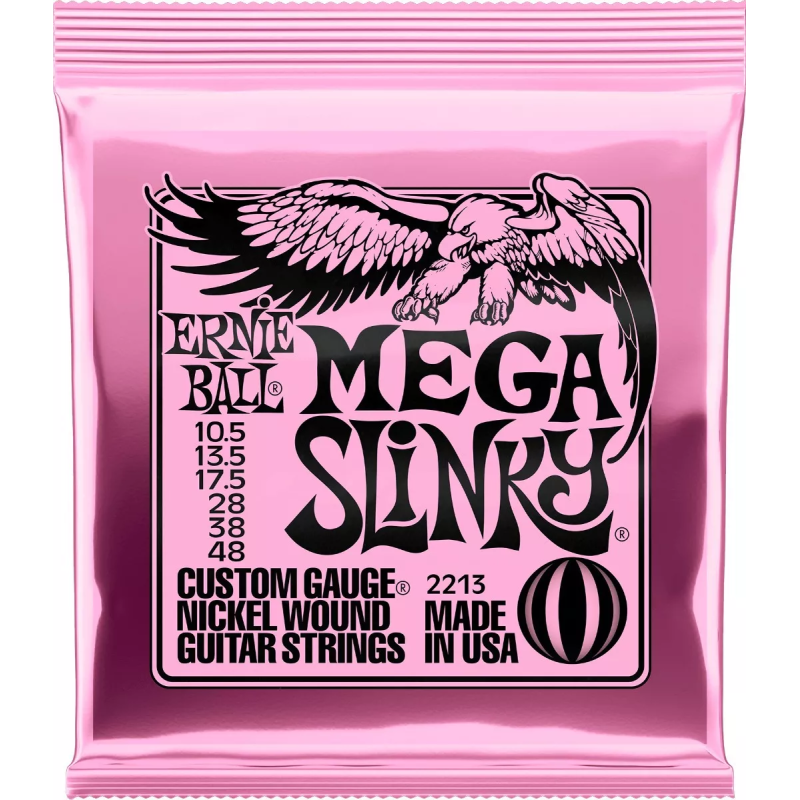 Encordado Para Guitarra Electica -Ernie Ball - Mega Slinky - 10.5-48