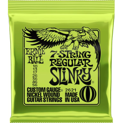 Encordado Para Guitarra Electica 7 Cuerdas  - Ernie ball 10-56