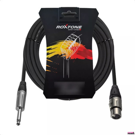 Cable de Microfono - Roxtone - Canon Plug - 6 Metros