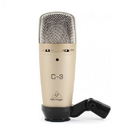 Microfono Condenser Multipatron Behringer - C-3 - Con Estuche