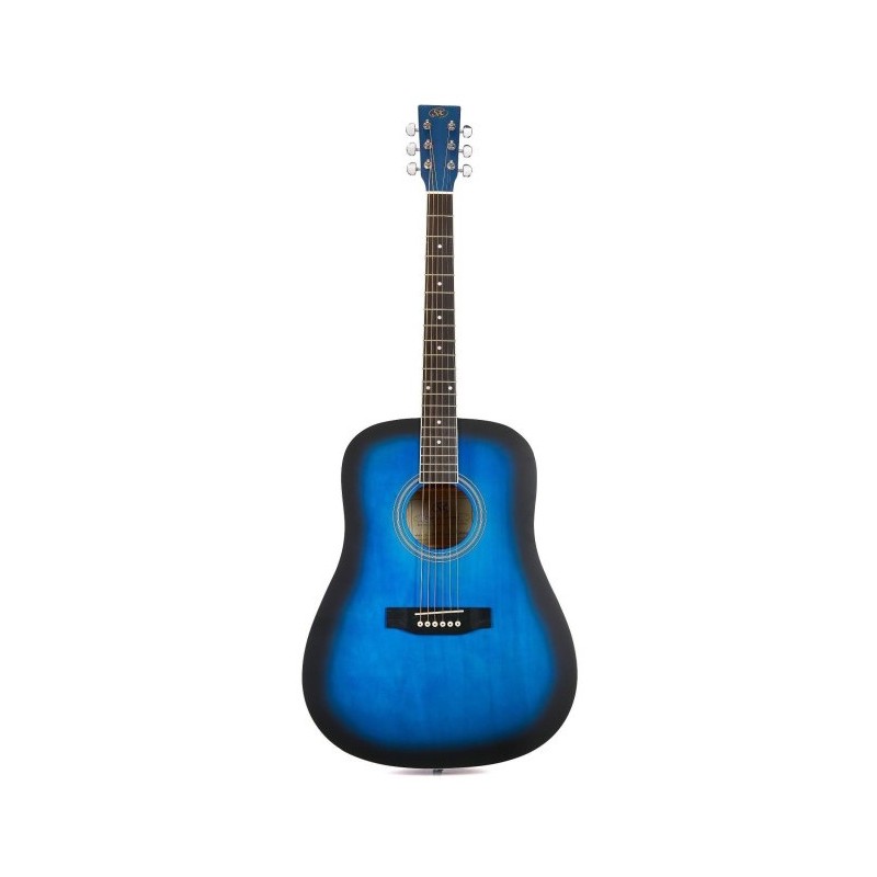 Guitarra Acustica Sx - Sd104Bus - Blue
