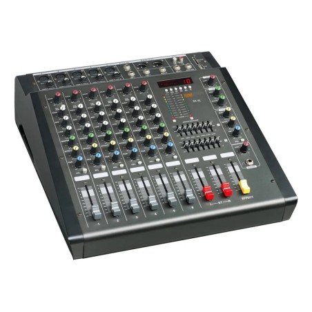 Consola Potenciada Ross Dx-6l 6 Canales - Usb/Bluetooth