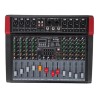 Mixer Potenciada Hugel 8 Canales Fx Bt