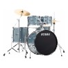 Batería Tama Stagestar 5 Cuerpos Platos Fierros Cosmic Silver