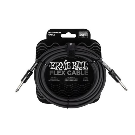 Cable de Instrumento - Ernie Ball - Plug-Plug - 6 Metros