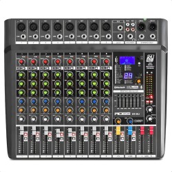 Mixer Ross Es-8u - 8 Canales...