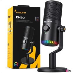 Micrófono condensador Maono Dm30 Rgb