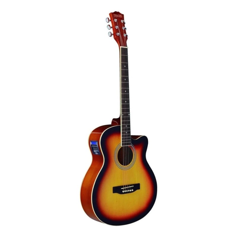 Guitarra Electroacustica Texas - Ag15 lc5 - Sunburst 3T