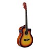 Guitarra Electroacustica Texas - Ag15 lc5 - Sunburst 3T