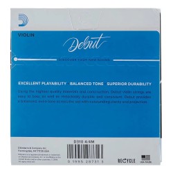Encordado Daddario Violin - D310 - 4/4