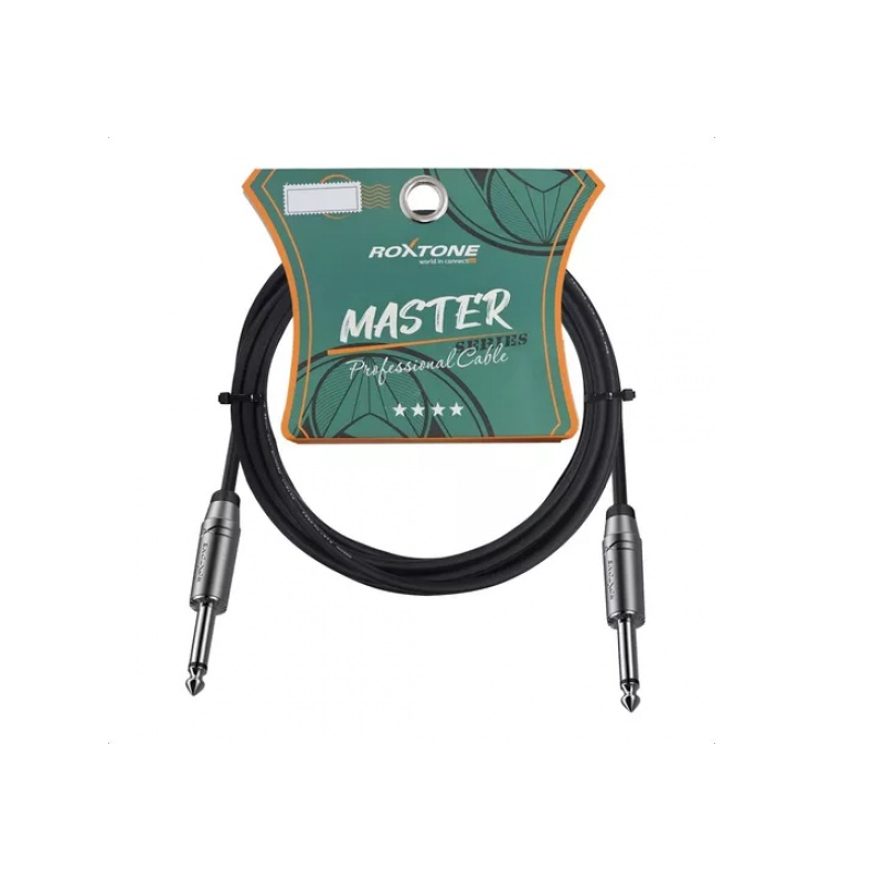 Cable para Instrumento - Roxtone Master  - Plug Plug - 6 Metros