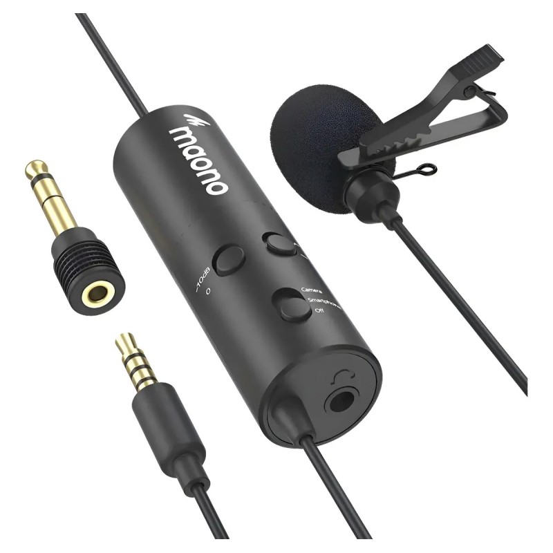Microfono Lavalier Condenser Maono Au-103 Smartphone Camara