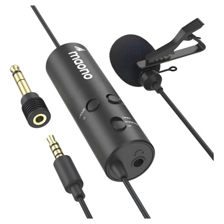Microfono Lavalier Condenser Maono Au-103 Smartphone Camara
