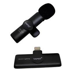 Micrófono Corbatero Vapex Inalámbrico...