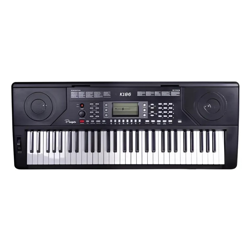 Teclado Parquer - K186-bk - 5 Octavas Sensitivo