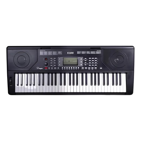 Teclado Parquer - K186-bk - 5 Octavas Sensitivo