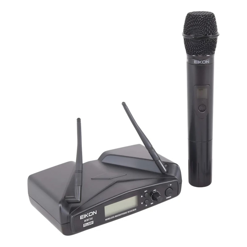 Microfono Inalambrico De Mano Uhf Eikon Wm700ha