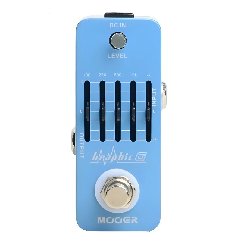 Pedal de Efectos Mooer - Graphic G -EQ 5 Bandas