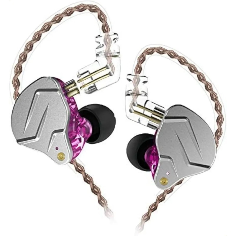 Auricular intraural Kz - Zsn Pro - Purple