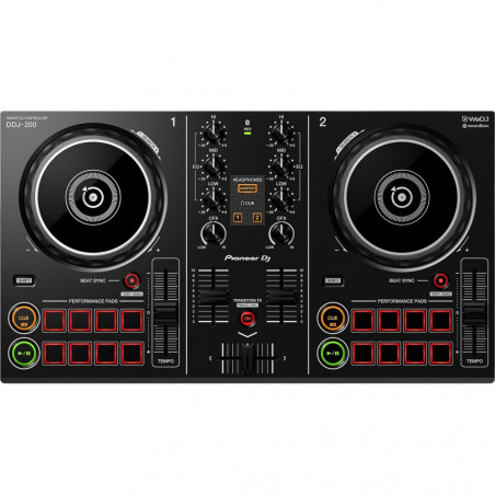 Controlador Dj Pioneer - Ddj-200 -  Bluetooth De 2 Canales