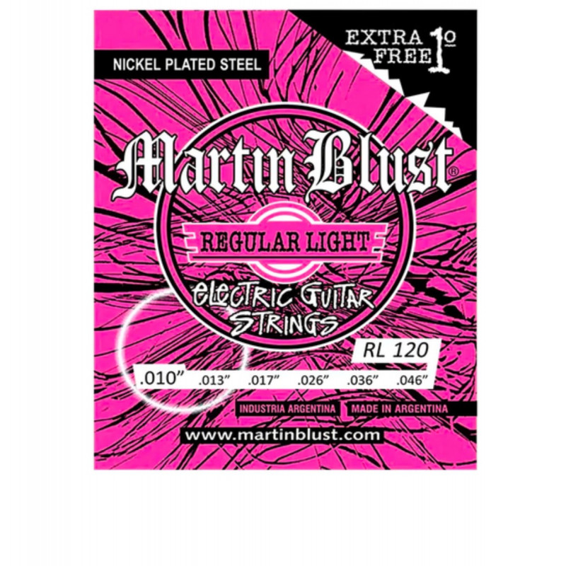 Encordado Para Guitarra Electrica -Martin Blust - 10-46