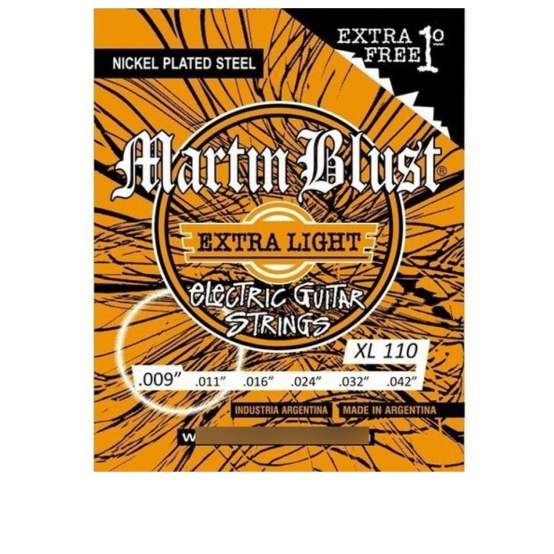 Encordado Para Guitarra Electrica - Martin Blust - 9-42