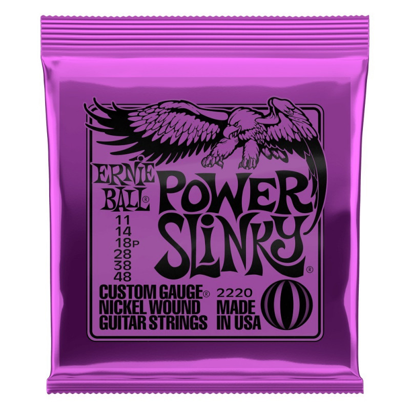 Encordado Para Guitarra Electrica - Ernie Ball - Power Slinky - 11-48